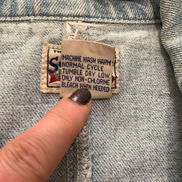 Vintage Sostanza Workwear Light Wash Lightweight Denim Chore Barn Jacket Sz XL - Picture 4 of 17